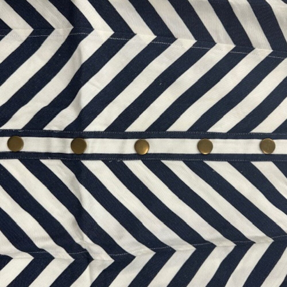 NWT Anthropologie Navy Stripe Skirt by ISLA MAUDE - Picture 6 of 7